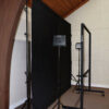 full-sized lightboard studio package set up in an office with a diagonal viewpoint